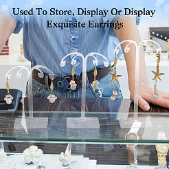 1 комплект акриловых сережек-башенок&nbsp;EDIS-TA0001-003D