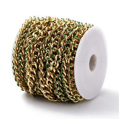 Цепочка для бордюров с эмалью из золотой латуни&nbsp;CHC-H103-07D-G