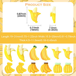 60 шт. 6 стиля непрозрачных смоляных кабошонов&nbsp;RESI-CJ0005-11