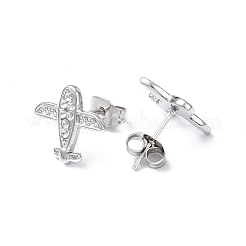 Фурнитура для сережек-гвоздиков из не тускнеющей нержавеющей стали 304&nbsp;EJEW-I285-14P