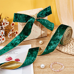 Односторонняя бархатная лента с проволокой&nbsp;OCOR-WH0078-222B-03