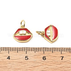 Латунь эмаль подвески&nbsp;KK-L237-008G