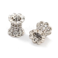 Латунные микропаве из прозрачного кубического циркония&nbsp;KK-P271-39A-02