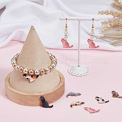 36шт 6 цвета сплава эмалевые подвески&nbsp;ENAM-SC0005-48