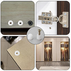 100 шт. PP пластиковые гайки&nbsp;FIND-CP0003-31