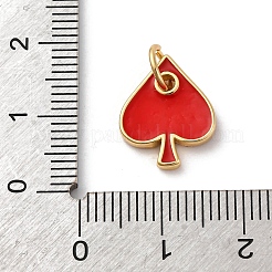 Латунь эмаль подвески&nbsp;KK-Q098-25G-A01