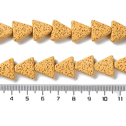 Нити из натуральных бусин из лавы&nbsp;G-O126-04A-08