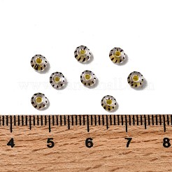 Прозрачные полосатые стеклянные бусины&nbsp;GLAA-NH0001-06E