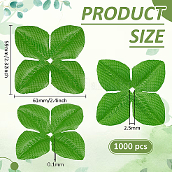 1000шт. шелковый искусственный лист&nbsp;AJEW-BC0009-98B