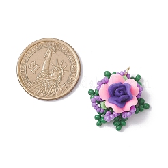 Подвески из стеклянных бусин&nbsp;PALLOY-MZ01012-02