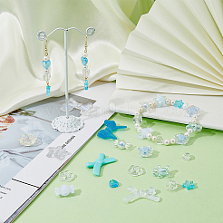 152шт 19 стиля прозрачные акриловые бусины&nbsp;TACR-FH0001-16