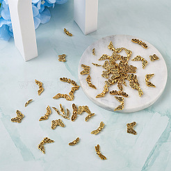 Сплавочные овальные бусины тибетского стиля &nbsp;TIBEB-CD0001-04AG