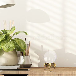 2 шт. двухцветный держатель для хрустального шара из сплава&nbsp;AJEW-GA0009-66