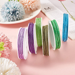 40.8 м двухцветных вощеных хлопковых шнуров&nbsp;YC-TA0001-07A