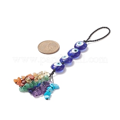 Кулон лэмпворк ручной работы от сглаза&nbsp;HJEW-JM00910