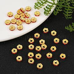 Латуни класс ходит шариков Rhinestone&nbsp;RSB028NF-08G