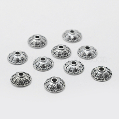 Таиланд 925 серебряные колпачки для бусин&nbsp;STER-K171-30AS