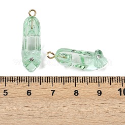 Подвески из прозрачной смолы со стразами&nbsp;RESI-Q021-01B