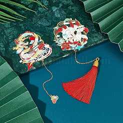 Закладки из латуни в стиле 2шт.&nbsp;AJEW-GF0002-94