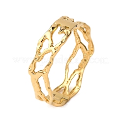 Текстурированные браслеты из нержавеющей стали 304&nbsp;BJEW-G749-10G