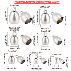 56 шт. 7 наконечника для шнура из нержавеющей стали 304&nbsp;STAS-DC0004-07