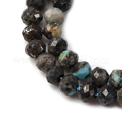 Бусы натуральная африканская бирюза (яшма)&nbsp;LS-G-RM2025-A25-3mm