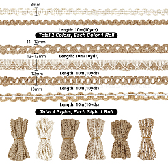 60м 6 стиля джутовая лента с кисточками&nbsp;OCOR-PH0006-16