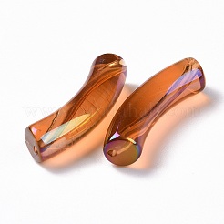 УФ-покрытие прозрачные радужные переливающиеся акриловые бусины&nbsp;OACR-A016-01A