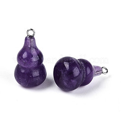 Подвески из натурального аметиста &nbsp;G-T144-73F