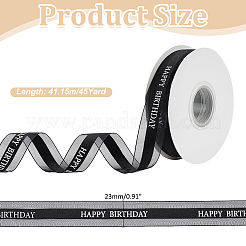 С днем рождения полиэстеровые ленты&nbsp;SRIB-WH0011-341C