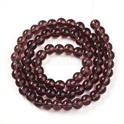 Прозрачные стеклянные бусины&nbsp;GLAA-T032-T6mm-19