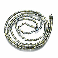 Гальванизировать немагнитных синтетический гематит бисер пряди&nbsp;G-T114-57-03