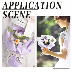 1 набор букетов из искусственных цветов из полиэстера&nbsp;AJEW-SC0031-25B