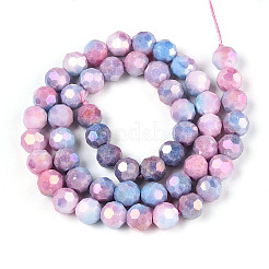 Антикоррозийные гальванические стеклянные бусины&nbsp;EGLA-T021-8mm-15-07