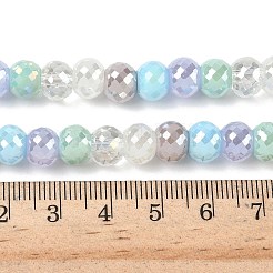 Стеклянные бусины с гальваническим покрытием &nbsp;EGLA-I020-01A