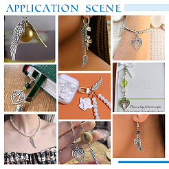 38 шт. 19 стильных подвесных украшений в виде крыльев из сплава&nbsp;PALLOY-PH01908