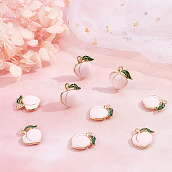 Подвески из эмалевого сплава с покрытием из легкого золота&nbsp;ENAM-SC0002-75