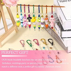 10шт 2 цвета алюминия с карабинами для скалолазания&nbsp;AJEW-SZ0002-57