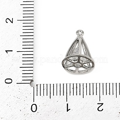 Латунь с подвесками из прозрачного кубического циркония&nbsp;LS-KK-L238-32P