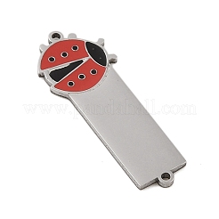 Подвески-коннекторы из нержавеющей стали 304 с красной эмалью&nbsp;STAS-P377-16P-A