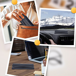 1 шт. портативный футляр для очков из искусственной кожи&nbsp;AJEW-CN0005-21B