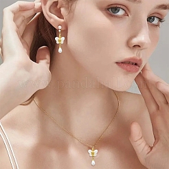 10 шт. подвески из искусственной смолы и жемчуга ABS&nbsp;KK-YW0003-56