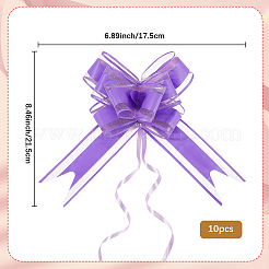 Пластиковые банты-бантики&nbsp;AJEW-WH20064-74H