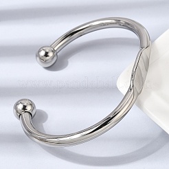 Браслеты-манжеты из нержавеющей стали 304&nbsp;BJEW-D408-31P