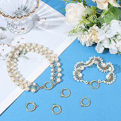 6 шт. латунные пружинные кольца-затворы&nbsp;KK-BBC0020-04