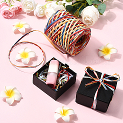 Сегментированные окрашенные шнуры из рафии для поделок своими руками&nbsp;OCOR-WH20020-27H