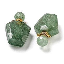 Ограненные подвески из натурального зеленого клубничного кварца&nbsp;G-A225-01B-G
