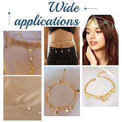 Наборы для самостоятельного изготовления латунных цепей&nbsp;DIY-UN0006-22C