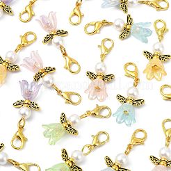 70 шт. 7 стильных подвесных украшений из акрила и сплава&nbsp;HJEW-FS00066