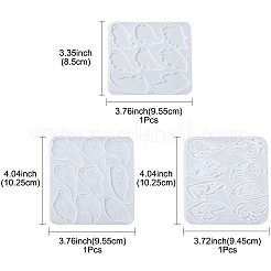 1шт пасхальные самодельные Молды для подвесок&nbsp;AJEW-FS0001-37C